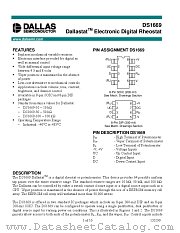 DS1669-10 datasheet pdf Dallas Semiconductor