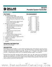 DS1677E datasheet pdf Dallas Semiconductor