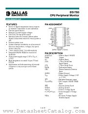 DS1780E datasheet pdf Dallas Semiconductor