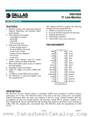 DS2182A datasheet pdf Dallas Semiconductor