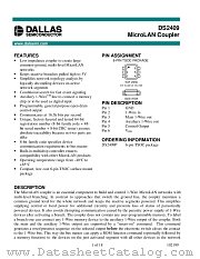 DS2409P datasheet pdf Dallas Semiconductor