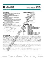 DS2437 datasheet pdf Dallas Semiconductor