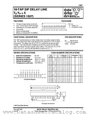 1507-40A datasheet pdf Data Delay Devices Inc
