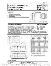 DDU11H-400C3 datasheet pdf Data Delay Devices Inc