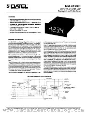 DM-3100N-1 datasheet pdf Datel