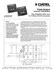 TWR-5_1500-12_250-D48A datasheet pdf Datel