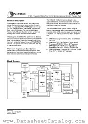 DM6582F datasheet pdf Davicom Semiconductor