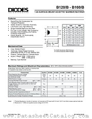 B160_B datasheet pdf Diodes