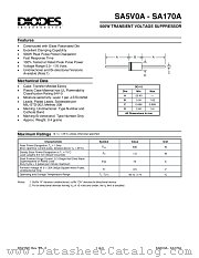 SA160(C)A datasheet pdf Diodes