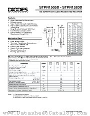 STPR1520D datasheet pdf Diodes
