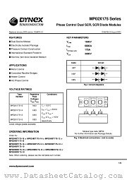 MP02HBT175-10 datasheet pdf Dynex Semiconductor