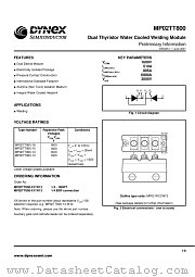 MP02TT800-12 datasheet pdf Dynex Semiconductor