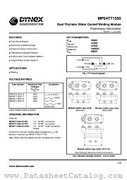MP04TT1550-15 datasheet pdf Dynex Semiconductor