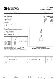 TV1822FK datasheet pdf Dynex Semiconductor