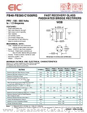 FB250-C1500G datasheet pdf EIC discrete Semiconductors