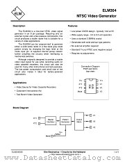 ELM304P datasheet pdf ELM Electronics