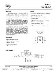 ELM337SM datasheet pdf ELM Electronics