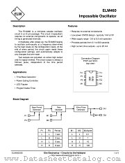 ELM460P datasheet pdf ELM Electronics