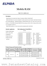 EDL1216BASA-75-E datasheet pdf Elpida Memory