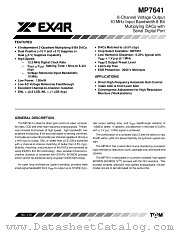 MP7641 datasheet pdf Exar