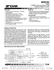 MP8795 datasheet pdf Exar