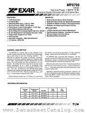 MP8798 datasheet pdf Exar