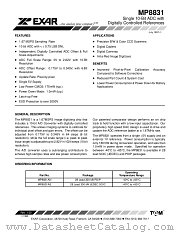 MP8831 datasheet pdf Exar