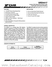 XRD4417 datasheet pdf Exar