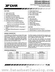 XRD4461 datasheet pdf Exar