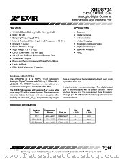 XRD8794 datasheet pdf Exar