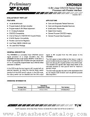 XRD9828 datasheet pdf Exar