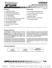 XRD9829 datasheet pdf Exar