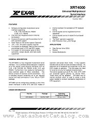 XRT4000 datasheet pdf Exar