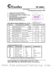 EFA080A datasheet pdf Excelics Semiconductor