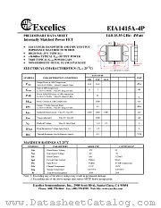 EIA1415A-4P datasheet pdf Excelics Semiconductor
