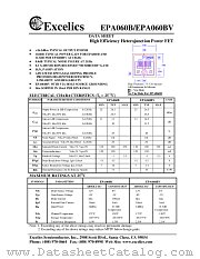 EPA060BV datasheet pdf Excelics Semiconductor
