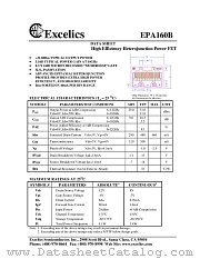 EPA160B datasheet pdf Excelics Semiconductor