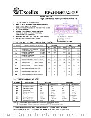 EPA240B datasheet pdf Excelics Semiconductor