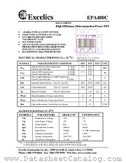 EPA480C datasheet pdf Excelics Semiconductor