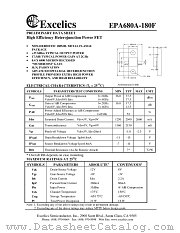 EPA680A-180F datasheet pdf Excelics Semiconductor