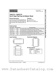 74ACT174CW datasheet pdf Fairchild Semiconductor