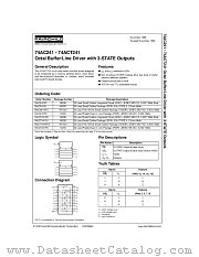 74ACT241CW datasheet pdf Fairchild Semiconductor