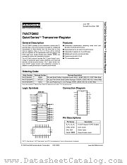 74ACTQ652CW datasheet pdf Fairchild Semiconductor