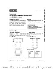 74ACTQ843CW datasheet pdf Fairchild Semiconductor