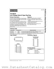 74LVQ273MSAX datasheet pdf Fairchild Semiconductor