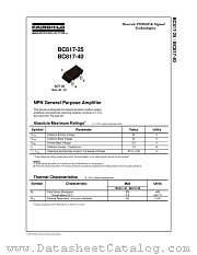 BC81725 datasheet pdf Fairchild Semiconductor