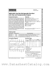DM74LS221N datasheet pdf Fairchild Semiconductor