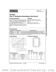 FST3253CW datasheet pdf Fairchild Semiconductor