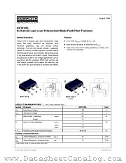 NDT410EL datasheet pdf Fairchild Semiconductor