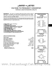 UA7151PC datasheet pdf Fairchild Semiconductor